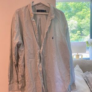 Ralph Lauren Striped Button-Up Shirt
